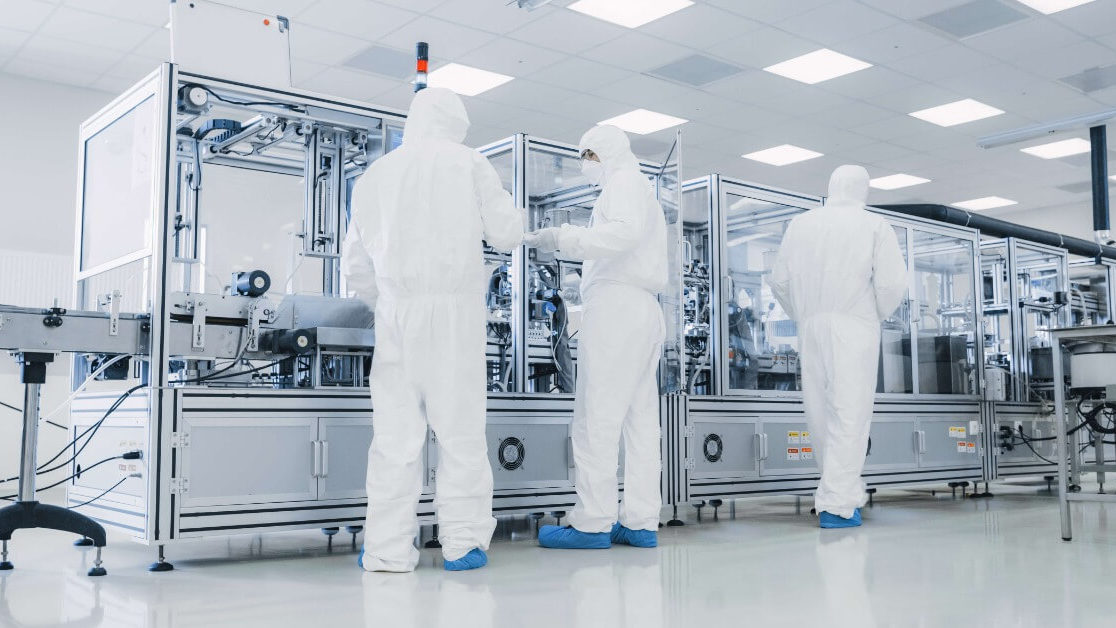 CRT clean room and HVAC facility visual