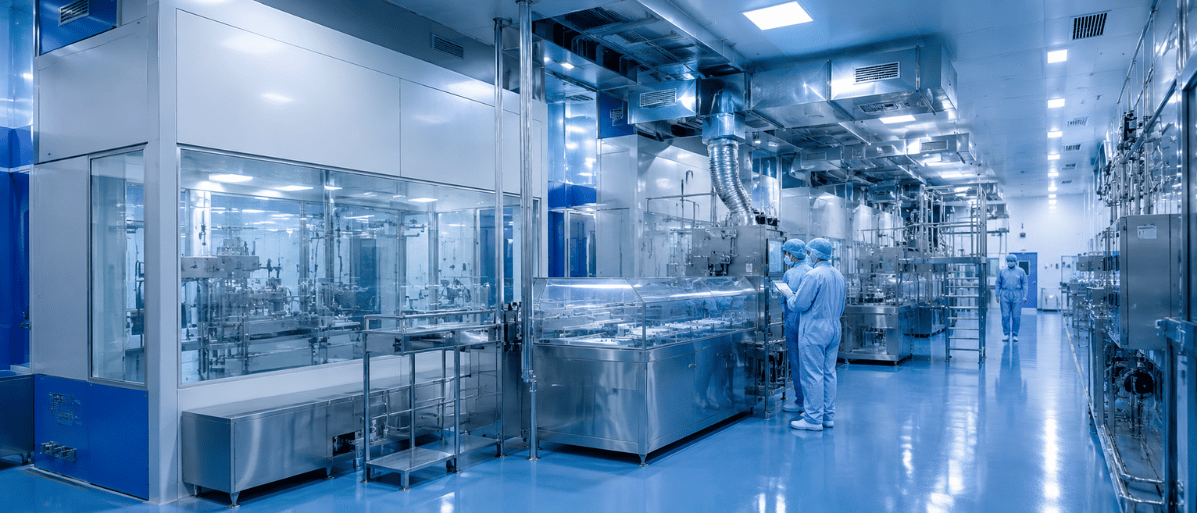 CRT clean room and HVAC facility visual